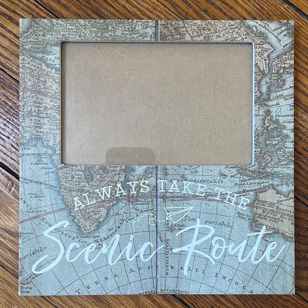 4x6 ‘Take the Scenic Route’ travel inspired picture frame